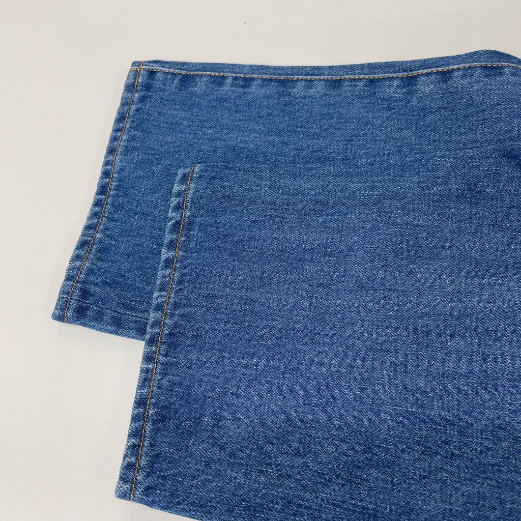 J.B.ATTIRE JBS-2404 FADED Indigo Chambry Denim Bottoms 3 Indigo blueUsed