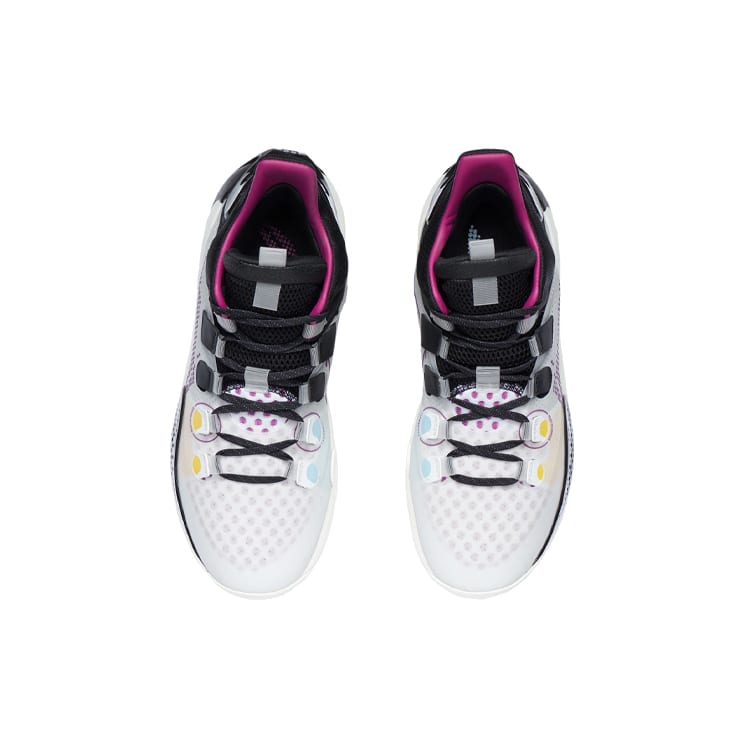 VOERING Sonic 9 Schoenen 'Wit Zwart Rood' ABAR039-1