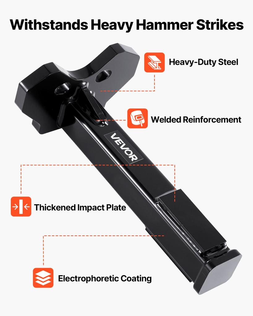 VEVOR Wheel Bearing Hub Removal Tool Kit, Compatible with All Axle Bolt Hubs 5, 6, 8 Lug Hubs Buster Puller, Universal Wheel Hub Shocker