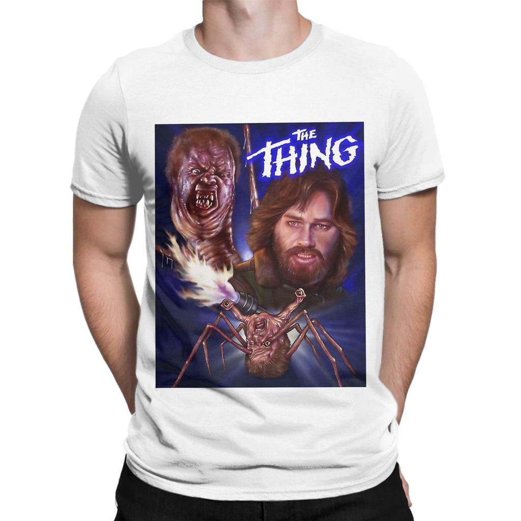 The Thing Poster Classic Novelty 100 Cotton TShirt the thing Tops Tees For Unisex