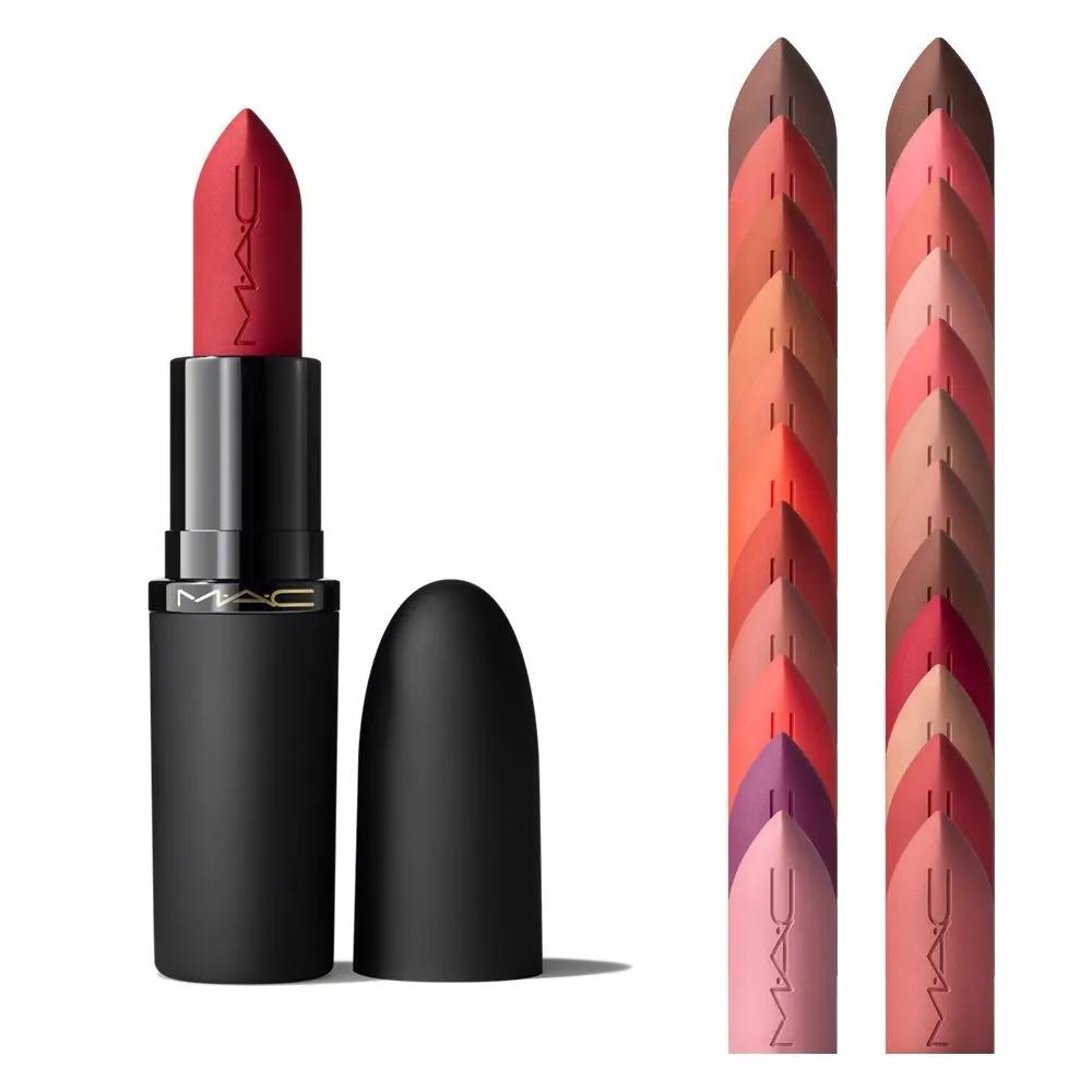 MAC Powder Kiss Haze Matte Lipstick Mandarin-O