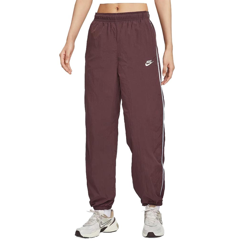 Nike Sportswear Windrunner Burgundy Crush Women's Woven Pants IM8032-652