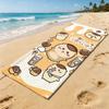 Cartoon Towel For Outdoor Camping Beach Towel Cute Super K-Kurimanju-Es Absorbent Quick-Drying Summer Towel