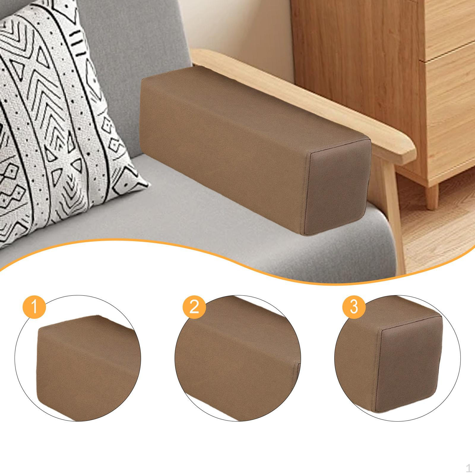 

Arm Rest Pillow Armrest Multipurpose Bolster with Washable Pillowcase Cushion Pad for Couch Bedroom