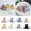 Multifuntional Jewelry Display Bag Square Box and Soft Leather Pouches Leather Texture Suitable for Gifting and Storage