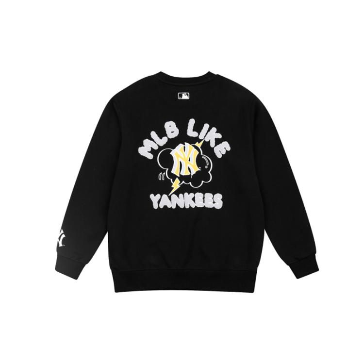 New MLB Trendy Sweatshirts Unisex Black 31MT02041-50L