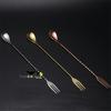 Cocktail Shaker Bar Set Shaker Barware Set - 4 Pieces Bartender Kit Include Shaker, Jigger,Strainer & Spoon Barware