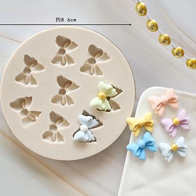 Multiple Mini Bow Bowknots Shape Cake Mold, Chocolate for the Kitchen Baking Tool, DIY Sugarcraft Decoration