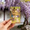 Humble and Lingering Garden Scenic Enamel Metal Magnet - Cultural Souvenir