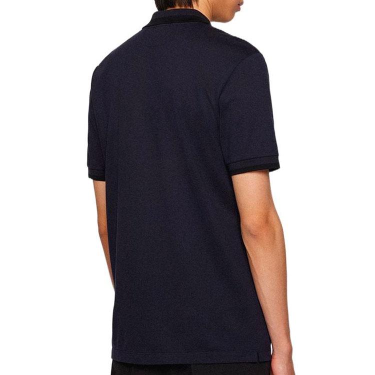 HUGO BOSS Polo Shirts Men's Dark Blue Polo Collar Moderate Other 50473509-405