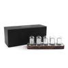 ClocTeck Nixie Tube Clock with Sync 16 Million Colors Retro Modern Wooden Digital Clock Wi-Fi & Customizable,