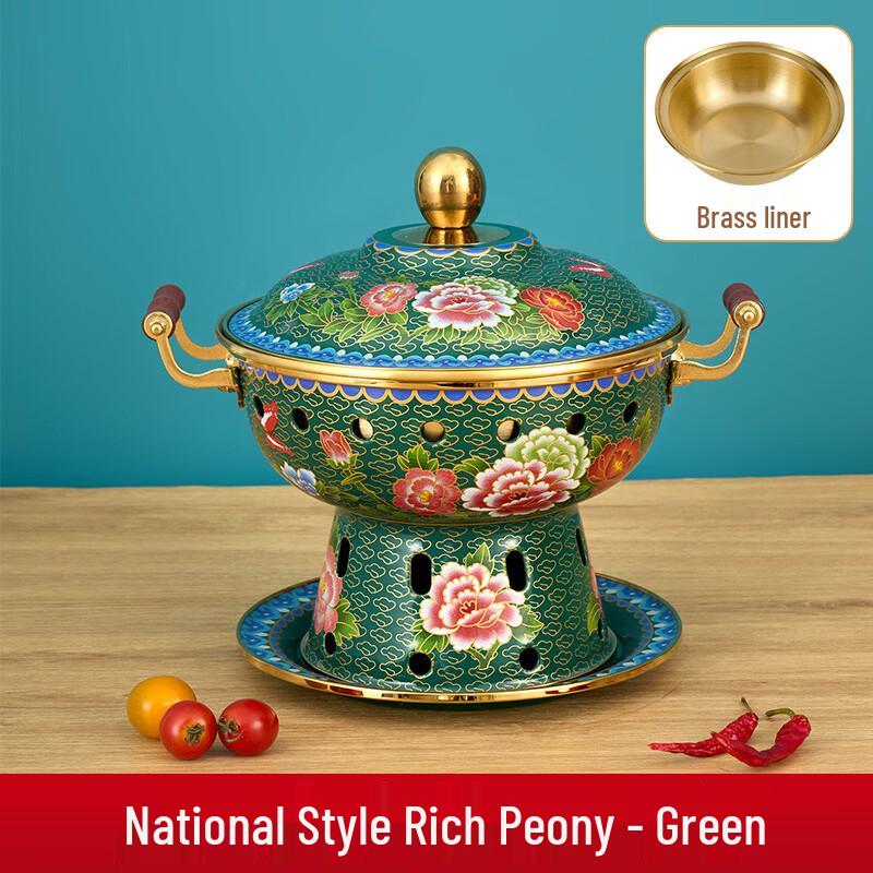 Hanyou Single-Person Enamel Copper Hotpot