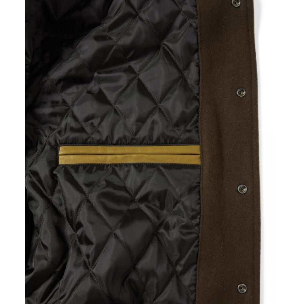 Thisisneverthat Ultras Varsity Jacket Brown