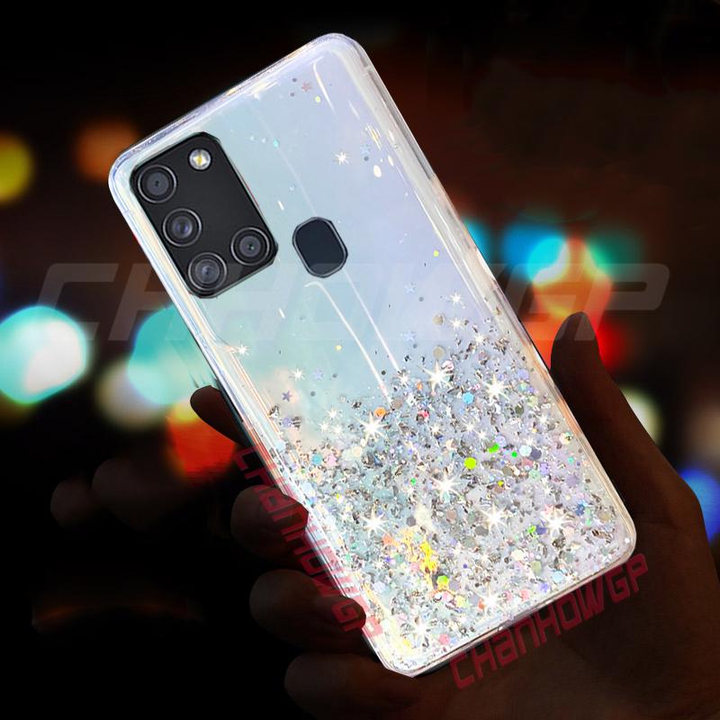 

Глянцевый блестящий мягкий чехол для Samsung Galaxy A21S A51 A71 A01 A11 A31 A41 A81 A91 M11 M31 A21 S A217 A515 A715, прозрачный силиконовый чехол Samsung Galaxy A31 чистый