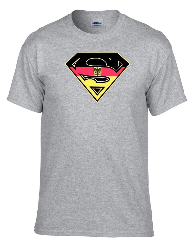 Superunisex Logo Gerunisexy Germany Flag Grey Tshirt 355grey S
