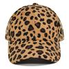 Trendy Unisex Leopard Print Baseball Cap, Stylish Round Top Hat for Outdoor Sun Protection Casual Lovers Ins Duckbill Cap