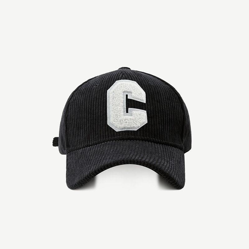 Stylish Corduroy Duckbill Cap For Winter Comfortable Unisex Hat Baseball