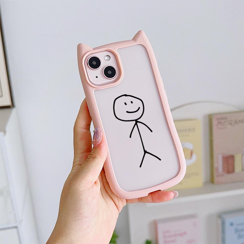 Мягкие чехлы для телефонов с кошачьими ушками для iPhone 16 15 13 12 11 Pro Max 14 Plus — фото 11