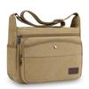 Men's High Quality Canvas Shoulder Bag – Fashion Crossbody Tote for Casual Outings Travel & Office