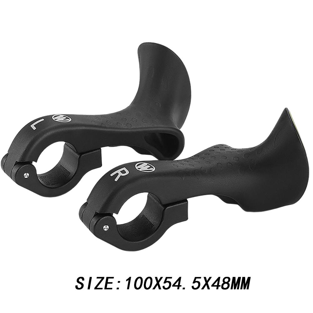 Bicycle Handlebar Bar Ends Multi Angle Adjustment Carbon Fibre Auxiliary Riding Horn Rest Handlebars Outdoor Cycling Accessories