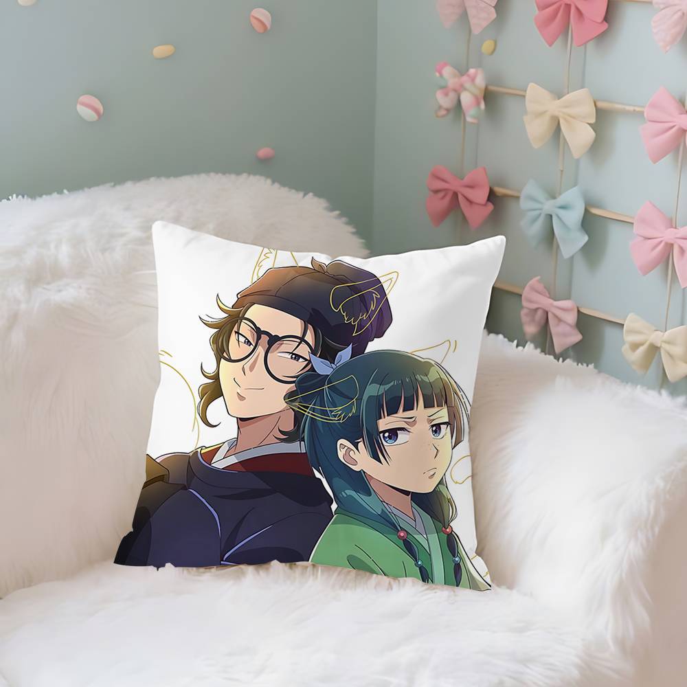 

The Apothecary Diaries Throw Pillow Covers Pattern Cushion Cover Suitable For Sofa Bedroom Car Pillow Cover 40x40CM(16x16in)