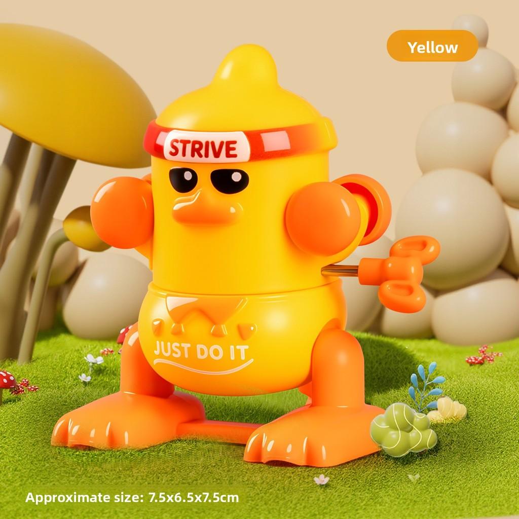 Kunststoff Babyspielzeug-Set mit Cartoon-Ente und Gorilla für Säuglingslernen und Entwicklung