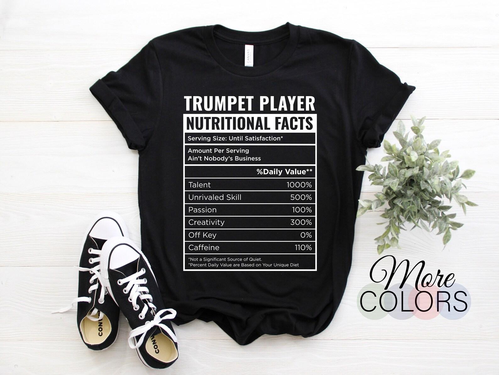 Trumpet Band Funny Player Trumpeter Gift T-Shirt, Trumpet Teacher TShirt, Musician Student Shirts, Jazz Music Lover, Retro Vintage, Present, 110