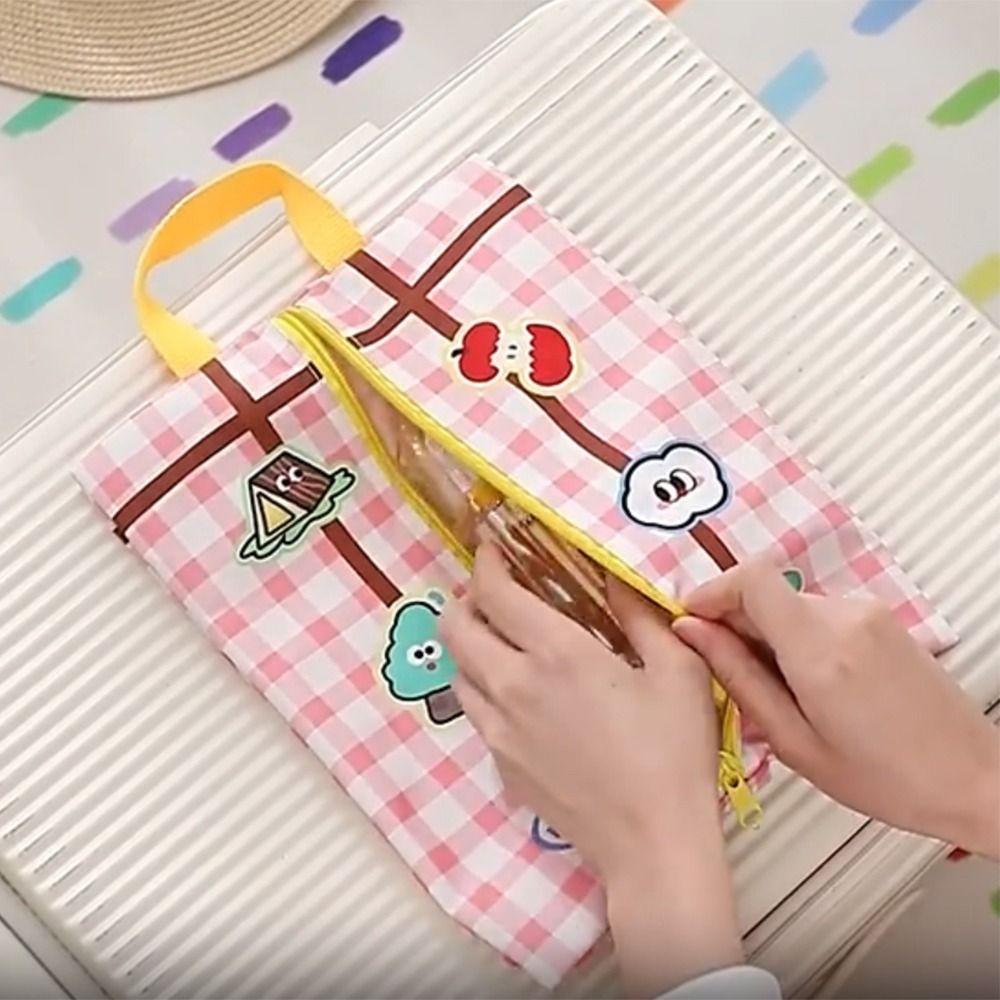 5Pcs/set Large Capacity Travel Storage Case Cartoon Luggage Storage Organizer  Travel Accessories