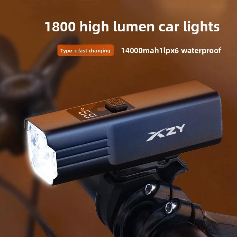 Luz delantera LED para bicicleta recargable por USB impermeable para ciclismo nocturno al aire libre