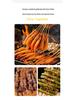Bärbar utomhusgrill: Kompakt kolgrill för kött & fisk