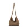 Bohemian Style Colorful Flower Pattern Woven Crossbody Bag With For Daily Use