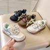 Girls' German training shoes Children's sports board shoes 2025 autumn new baby older children silver ballet style