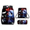 Incredibox Cartoon Pattern Backpack Shoulder Bag Pencil Case Three Set Piece
