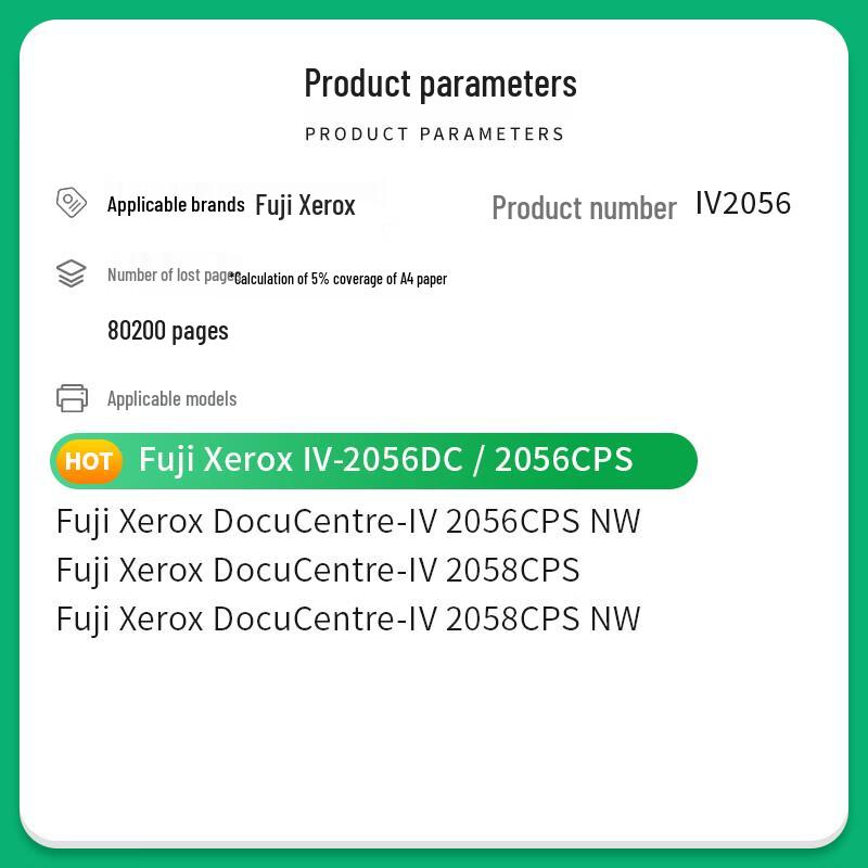 Compatible Fuji Xerox DocuCentre-IV 2056/2058 Imaging Drum Unit