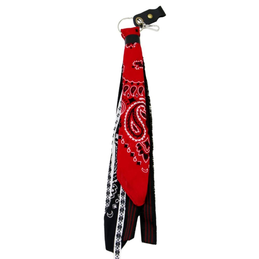 Universal Handmade Streamer Hip Hop Retro Tassel Decoration  Biker Headscarf