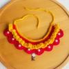 New Year Neckwear: Pet Gaiter & Scarf for Cats & Dogs - Festive Knit Collar for Chinese New Year