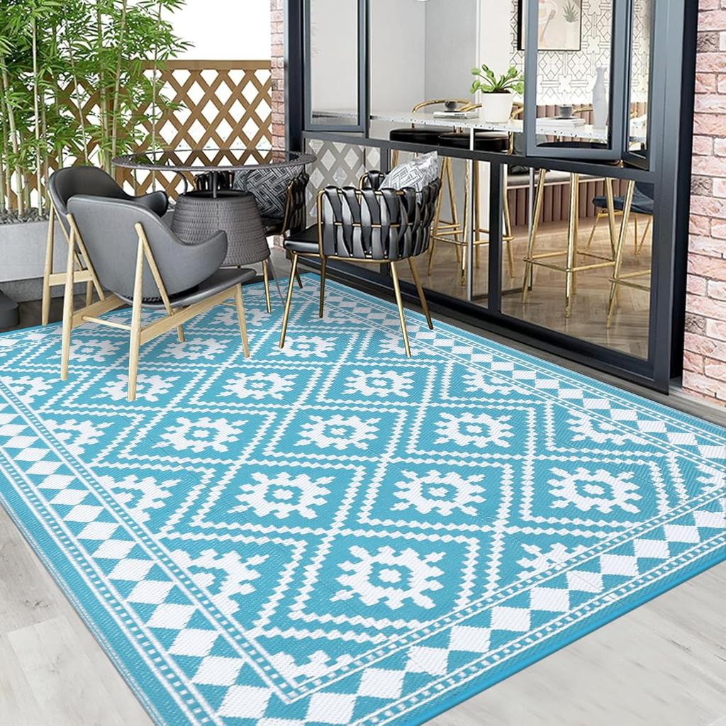 Outdoor Carpet, Bohemian Style, Foldable Garden Rv Camping Picnic Mat, Indoor Living Room Carpet, Home Decoration