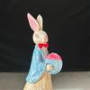 Easter Bunny Sculpture, Cute Indoor And Outdoor Bunny Statue, Suitable For Garden Patios, All-day Spring Holiday Tabletop Decoration
