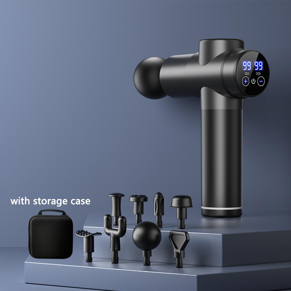 Massage Gun Muscle Relax Deep Tissue Massager Neck Massager Dynamic Vibrator Back Portable Handheld Display Fascia Gun Massage