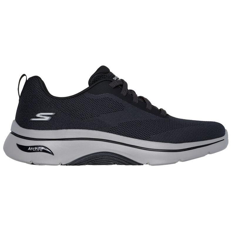 Skechers Go Walk Arch Fit 2.0 Comode Versatili Scarpe Casual Basse Sneaker da Uomo Nero 216524-BKGY
