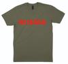 Russia T Shirt English Text Eroded CCCP Soviet Xmas Gift