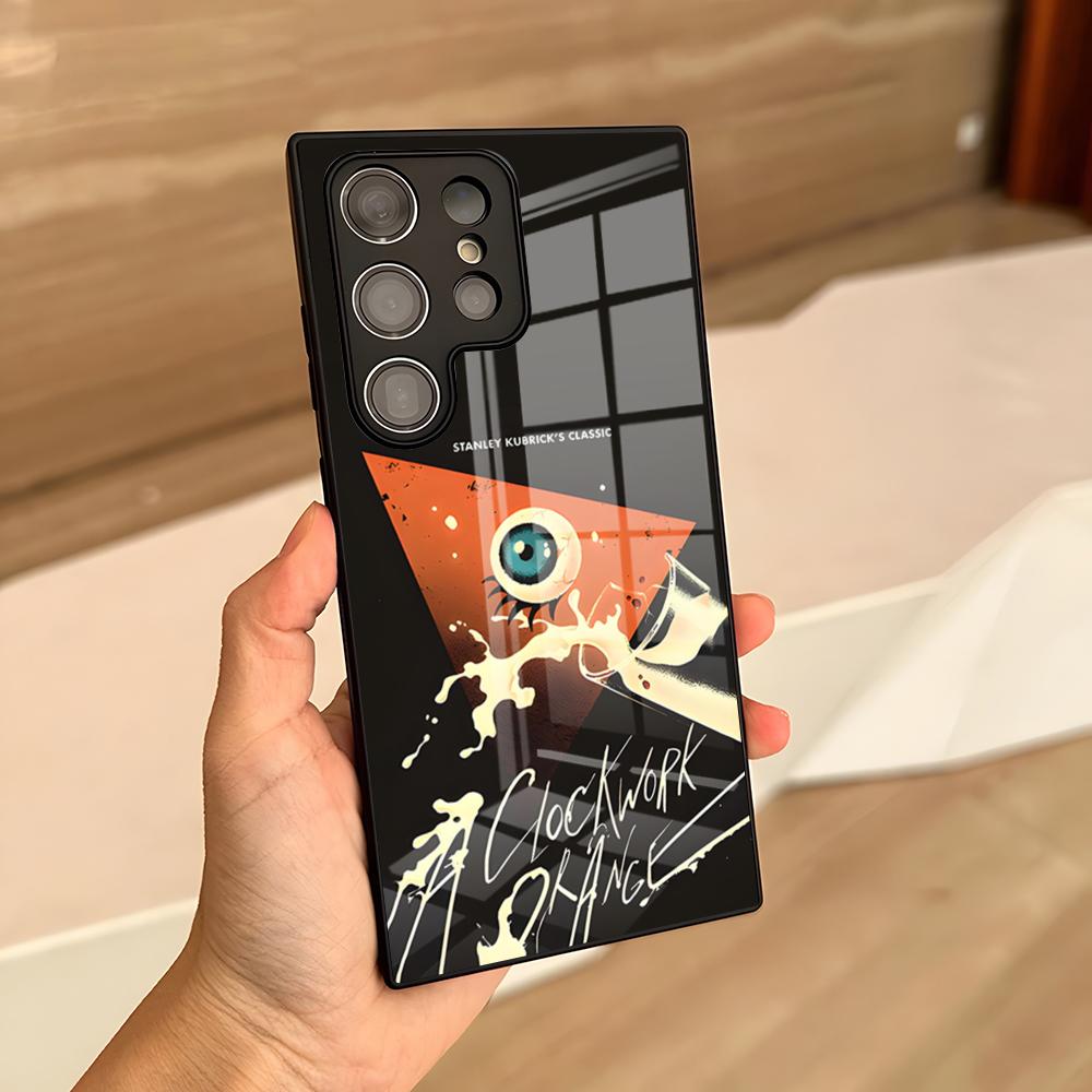 Clockwork Orange Phone Case For Samsung S26 S25 Ultra S23 S22 S24 S20 Fe S21 Plus A54 A53 A16 Glass Cover