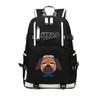 Large Capacity Schoolbag with Shoulder Strap; Student Three-piece Pencil Case Set