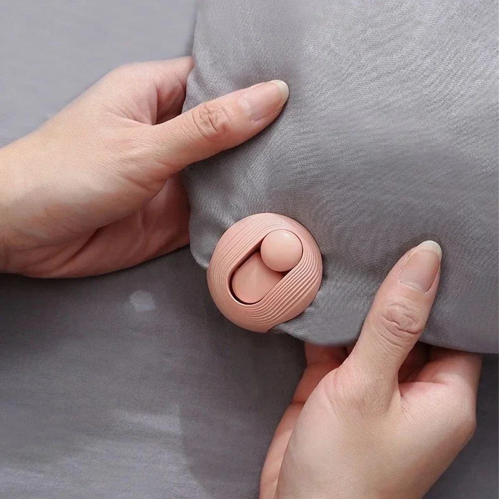 4PCS Shells ColorBedSheet Clips Curtain Blankets Quilt Cover Clip Quilt Holder Non-slip Quilt Blanket Clip Fastener Fixer Device