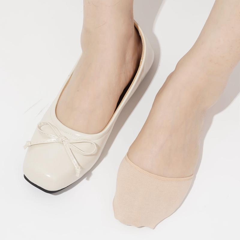 Ballenpolster Socken Damen Zehenschutz mit Polsterung Unsichtbare Halbsocken mit Schwammpolster