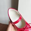 Girls' Princess Bow Patent Leather Shoes - Shiny, Low-Cut, Magic Tape, Japanese Style for Spring and Autumn