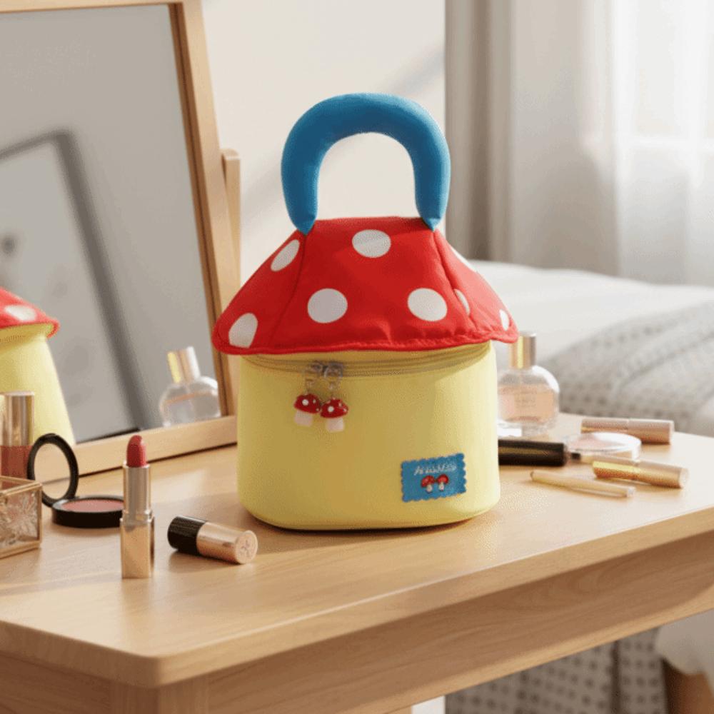 Multifunctional Handheld Cosmetic Case Large Capacity Toiletry Bag Kawaii Cute Makeup Bag  Outdoor