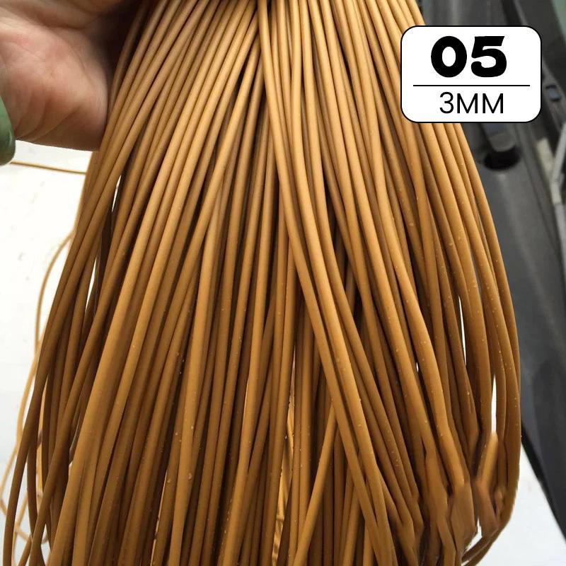 30 Colors 500G Round PE Rattan 2.5/3mm Plastic Synthetic Rattan Weaving Raw Material Furniture Repair Chair Storage Basket DIY