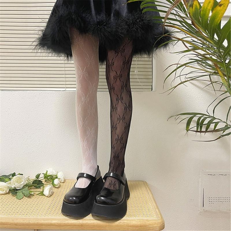 Patterned Fishnet Stockings Leggings,Highs Waist Tights Stockings for Women,Fishnets Thigh Highs Stockings Pantyhose
