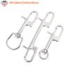 Neu. 1 Stück Edelstahl Ovaler Drehbarer Federkarabiner Haken Doppelkopf Marine Tauchen D-Ring Karabiner Haken Mit Drehbarer Bolzenkarabiner Haken Clip